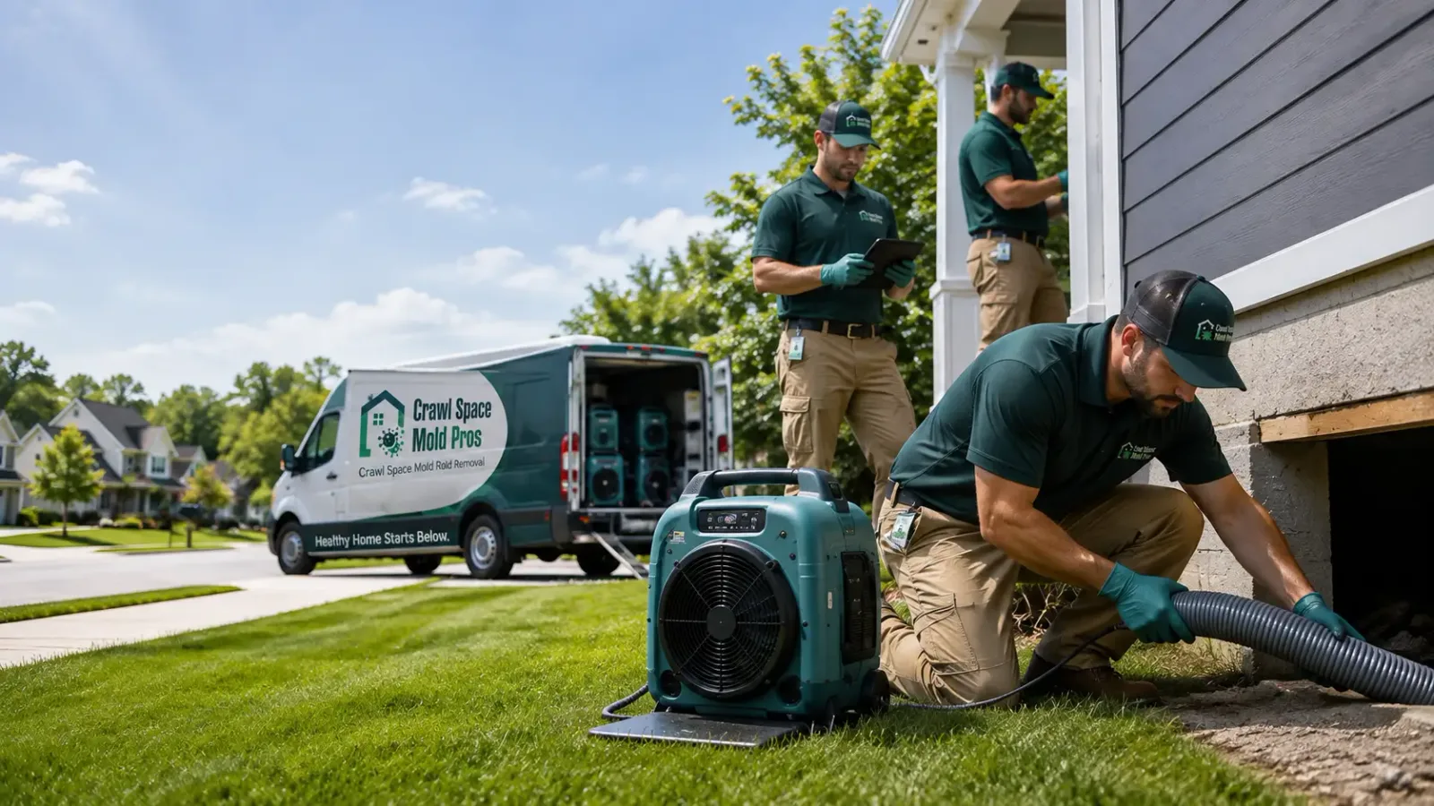 Crawl Space Mold Removal in Laona, WI